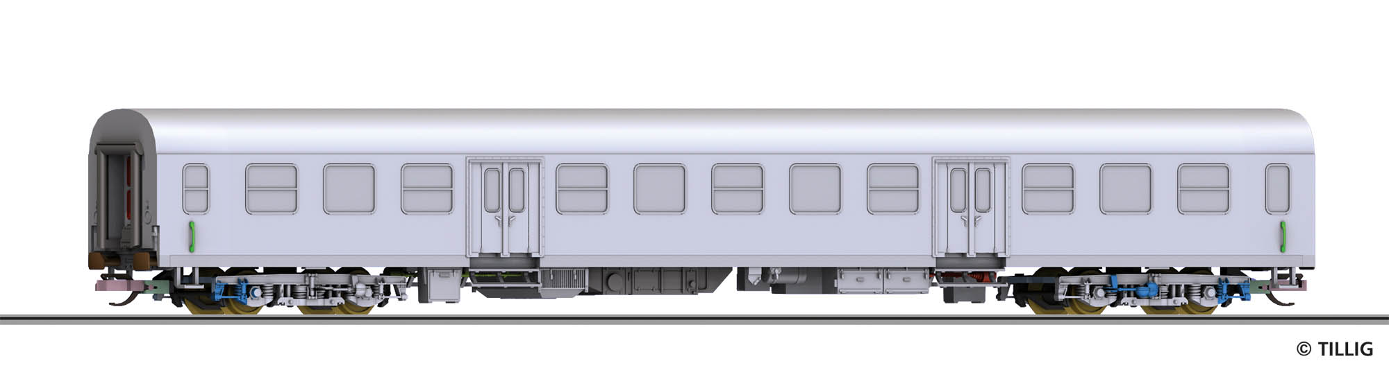 010-12600 - TT - Reisezugwagen 1./2. Klasse Aby 407, Bauart Halberstadt, DB AG, Ep. V<BR>-FORMNEUHEIT 2022-